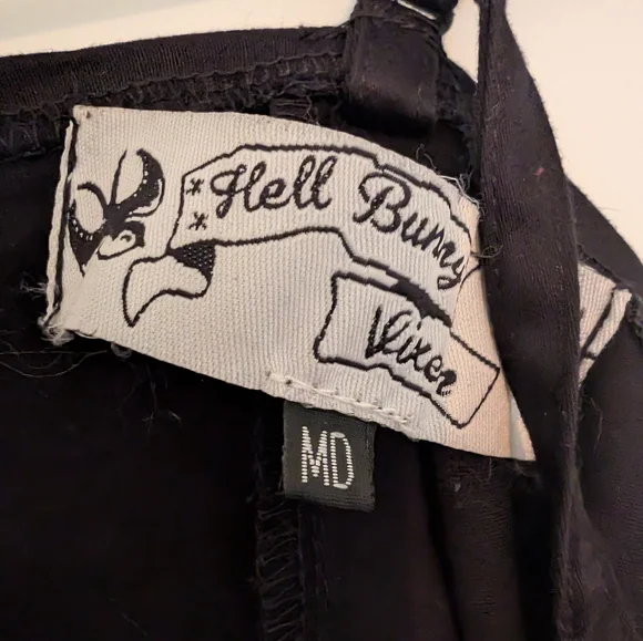 Hell Bunny | Red & Black Sailor Dress w Pockets | Size M | Hot Topic Retired - Picture 6 of 6